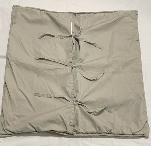 Pottery Barn Kids Quilted Euro Pillow Sham Orange Gray - Fresh Stock Dated December 2025