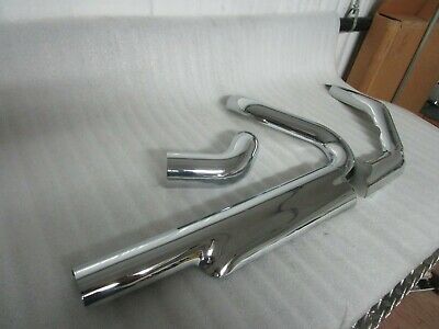 09-16 Harley Davidson Touring OEM Chrome Exhaust Heat Shields - Fresh Stock Dated February 2026