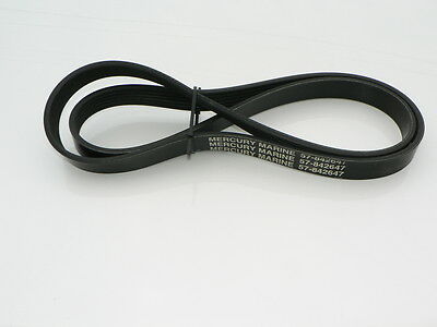 MERCURY BELT  RACING QUICK SILVER  57 - 842647  MOTORS BIG BLOCK CHEVY - Fresh Stock Dated February 2026