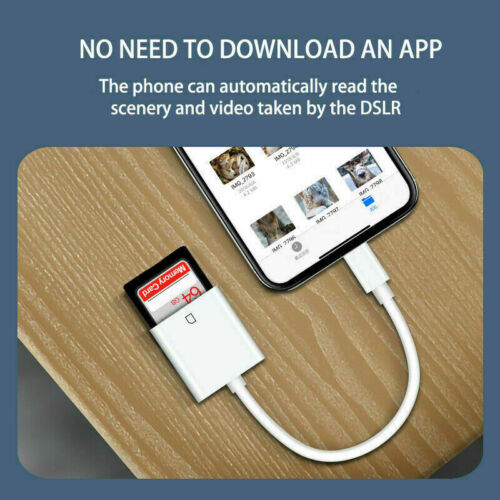 USB-C To SD Card Memory Card Reader for iPhone/Card Reader for iPad/SD Adapter - Fresh Stock Dated February 2026