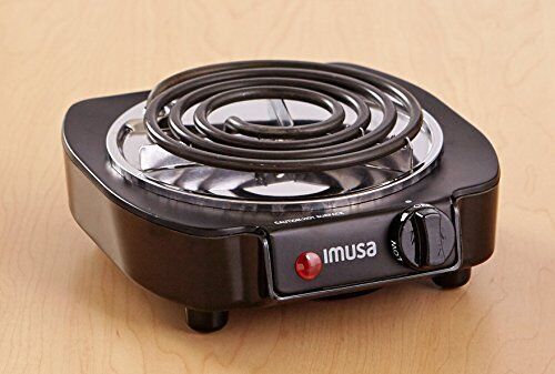 Portable Electric Single Burner1100Watts Hot Plate Countertop Stove Cooking Dorm - Fresh Stock Dated February 2026
