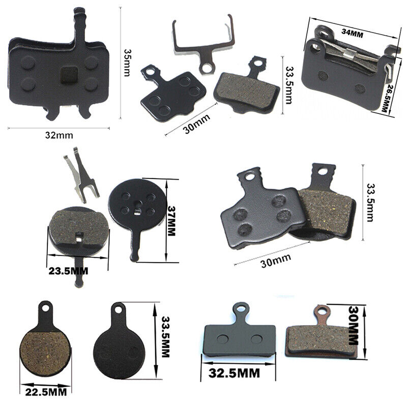 1Pair Bike Hydraulic Brake Pads Bicycle Parts Cycling Resin Disc Brake Pads F8 - Fresh Stock Dated February 2026