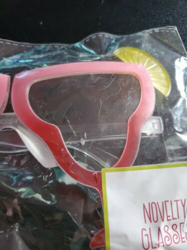 WOW Party Eyeglasses Mixed Drink Cocktail Martini Shaped New - Fresh Stock Dated February 2026