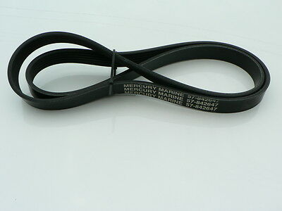 MERCURY BELT  RACING QUICK SILVER  57 - 842647  MOTORS BIG BLOCK CHEVY - Fresh Stock Dated February 2026