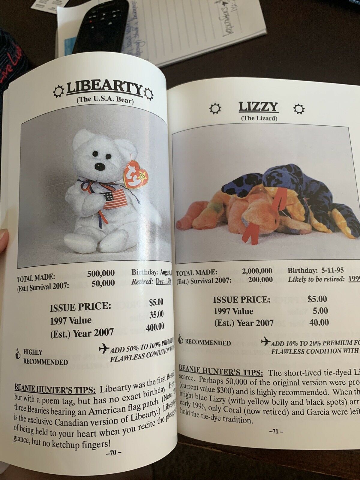 The Beanie Baby Handbook 1997 Scholastic Pocket Edition 128 Pages Les & Sue Fox - Fresh Stock Dated December 2025