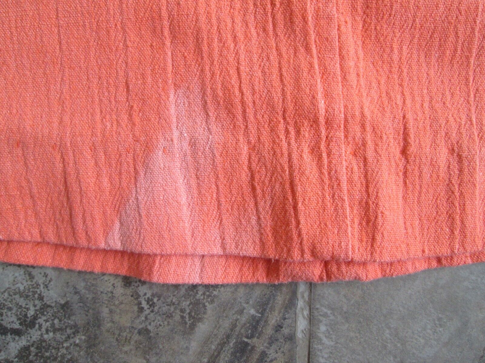 VTG Original Skirt 23 Waist Small A-Line Orange Muslin Cotton Casual Hippy Cute! - Fresh Stock Dated March 2026