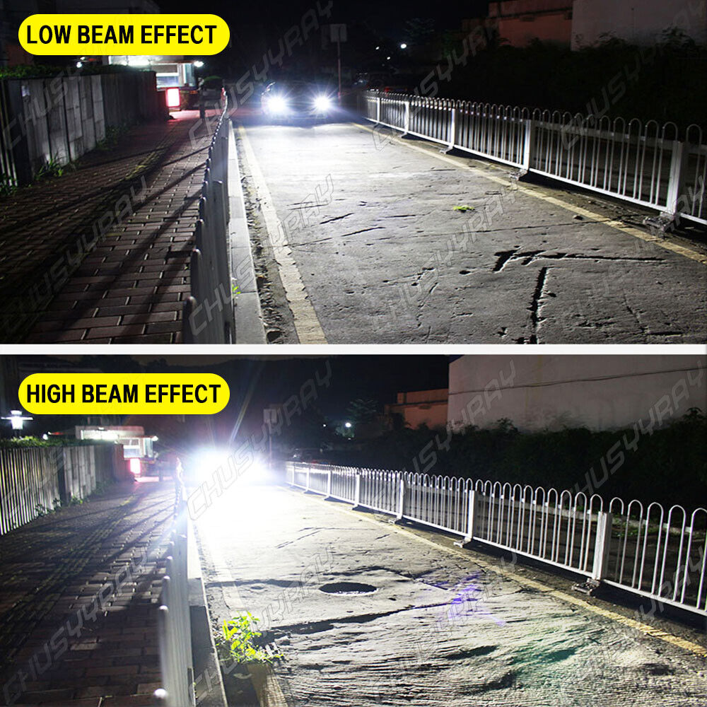 High Power HID LED Headlight H4 Bulb Lights Bulbs for Yamaha Zuma 2002-2015 - Fresh Stock Dated February 2026