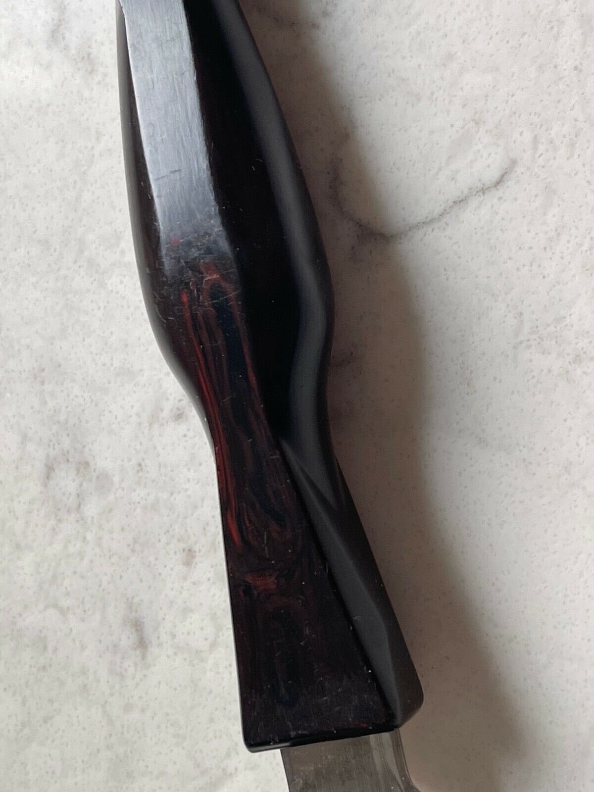 GENUINE CUTCO MADE IN USA PIE CAKE SLICER SERVER #1754 KA BROWN GRAIN HANDLE VG - Fresh Stock Dated December 2025