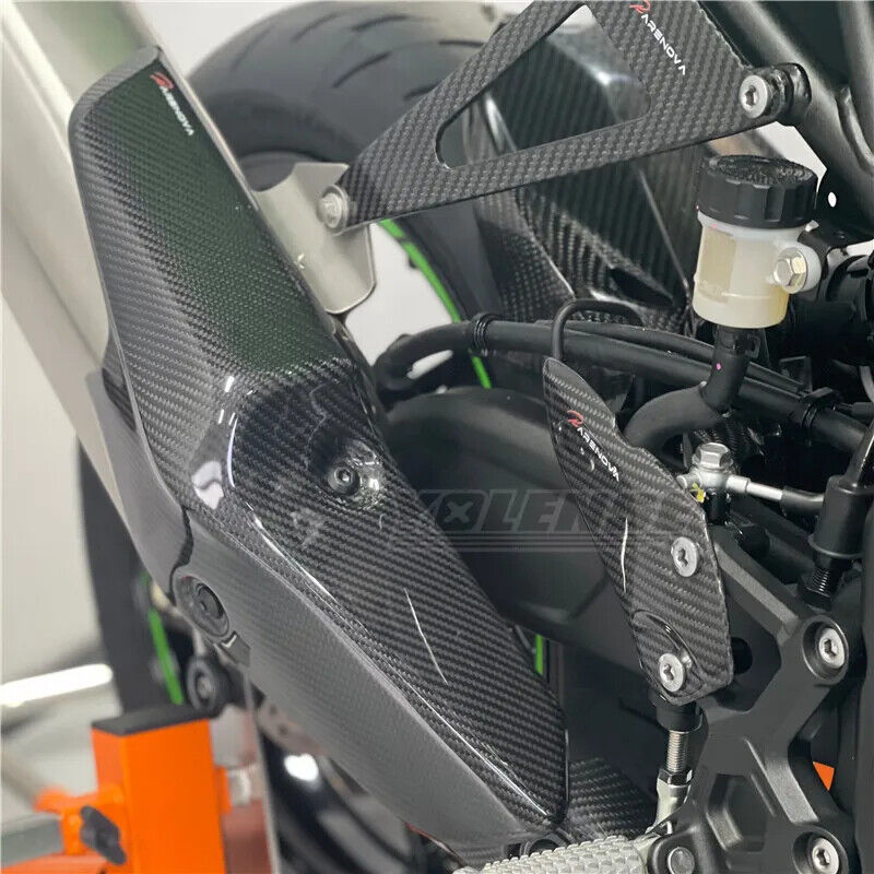 For Kawasaki Ninja ZX4R ZX4RR 2023 2024 Exhaust Heat Shield Cover Anti Scalding - Fresh Stock Dated February 2026