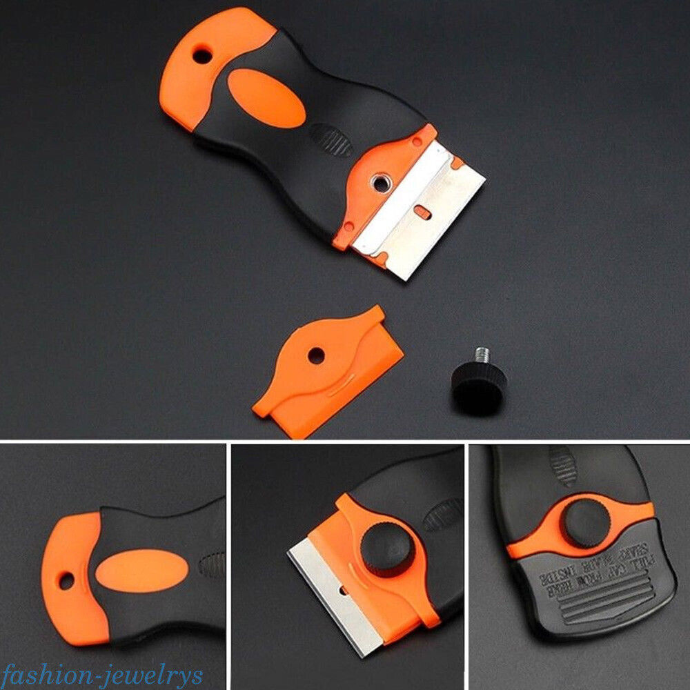 Plastic Car Sticker Remover Double Edge Blade Razor Scraper Window Spatula Tool - Fresh Stock Dated February 2026