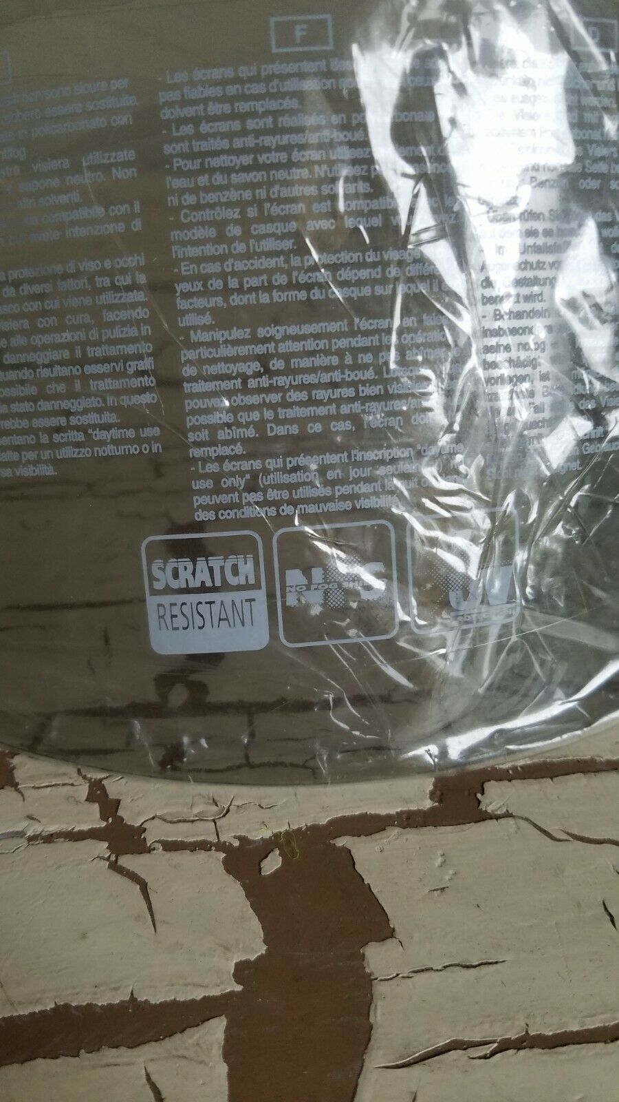 NEW AGV Visor E2205 Fume 50% KVO#A1A219 - Fresh Stock Dated February 2026