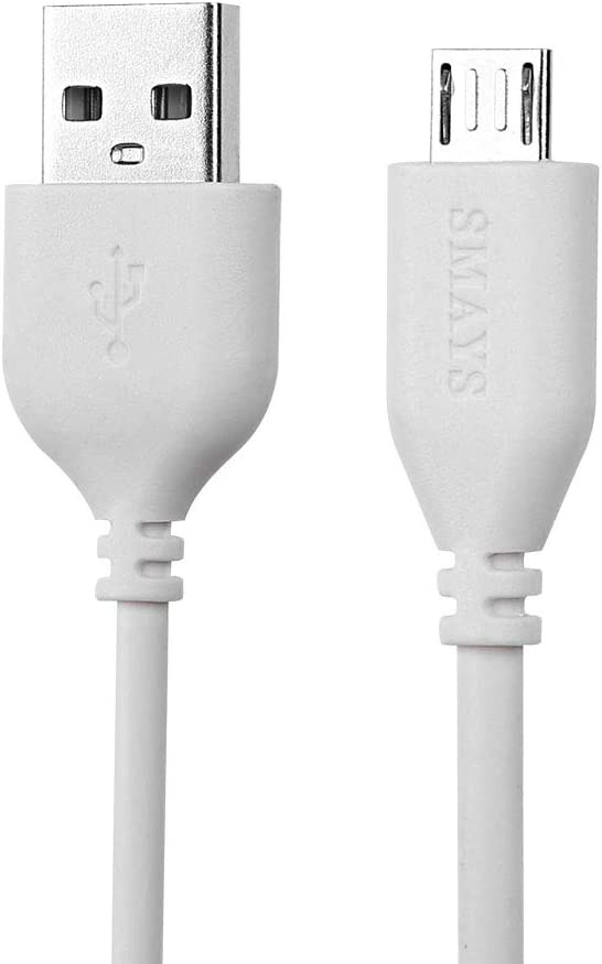 2-Pack 25ft USB to Micro Extension Power Cable Compatible for Wyze White - Fresh Stock Dated February 2026