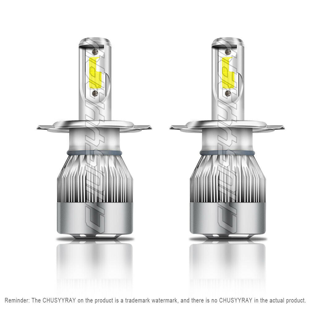 High Power HID LED Headlight H4 Bulb Lights Bulbs for Yamaha Zuma 2002-2015 - Fresh Stock Dated February 2026