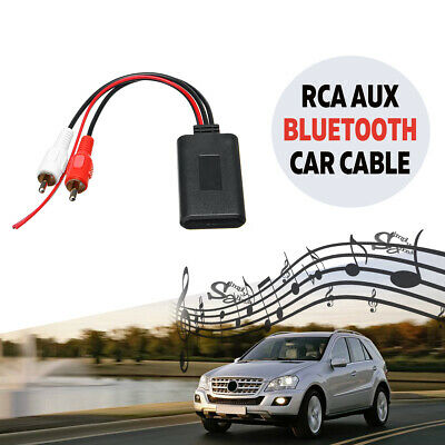 23cm bluetooth 2RCA AUX IN Universal Wireless Cable Adapter vehicle Audio Input - Fresh Stock Dated December 2025