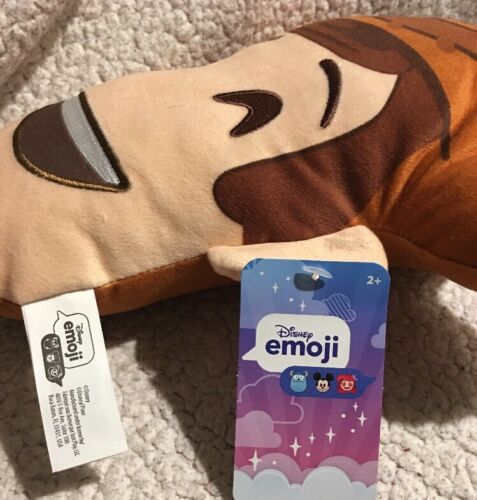 New DISNEY Emoji Pillow WOODY TOY STORY BED NAP TRAVEL PILLOW - Fresh Stock Dated December 2025