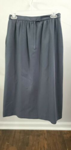 Vintage skirt, gray pleated size 10 w/pockets - Fresh Stock Dated February 2026