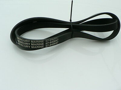 MERCURY BELT  RACING QUICK SILVER  57 - 842647  MOTORS BIG BLOCK CHEVY - Fresh Stock Dated February 2026