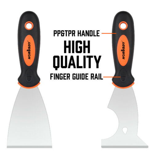 5 Putty Knife Set Stainless Steel 1.5