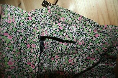 Vtg Floral Prairie Boho Maxi A-line Floral Lace Skirt Long 25