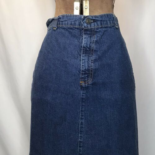 Vintage 70s Levis Denim Skirt Womens 27 Waist - Fresh Stock Dated February 2026