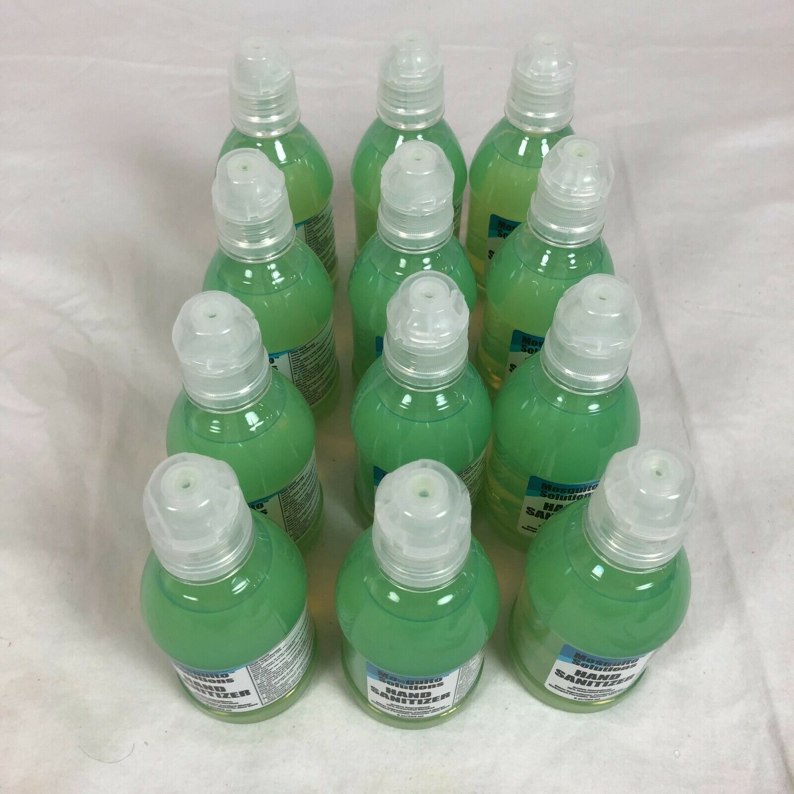 Mosquito Solutions Made in USA Hand Sanitizer 8 Oz./263 ml with Aloe - Fresh Stock Dated February 2026