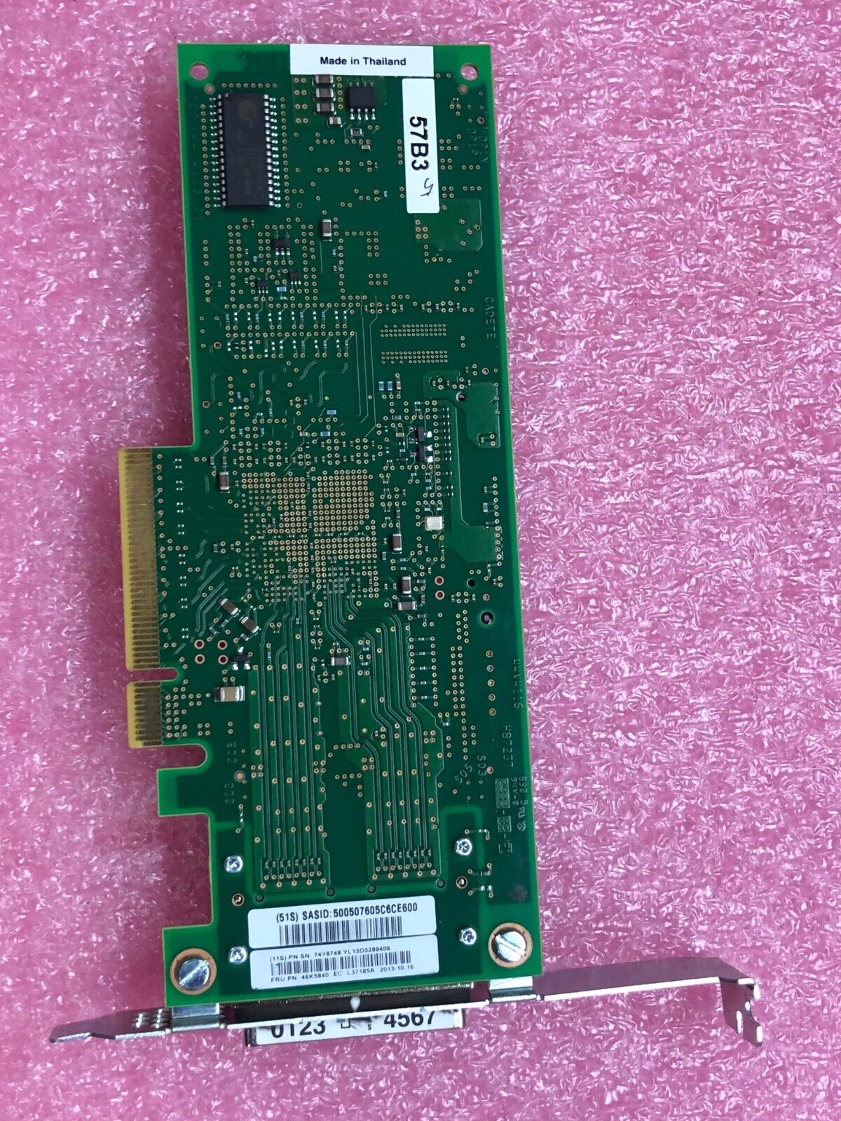 46K5840 	IBM PCI-E 2-PORT SAS-300 ADAPTER CARD (CCIN 57B3) - Fresh Stock Dated February 2026