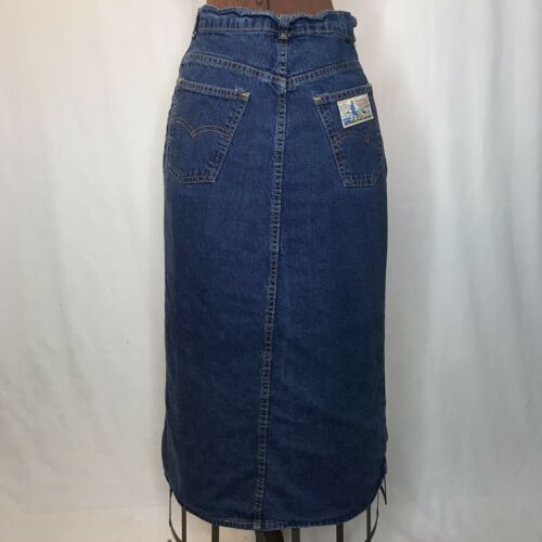 Vintage 70s Levis Denim Skirt Womens 27 Waist - Fresh Stock Dated February 2026