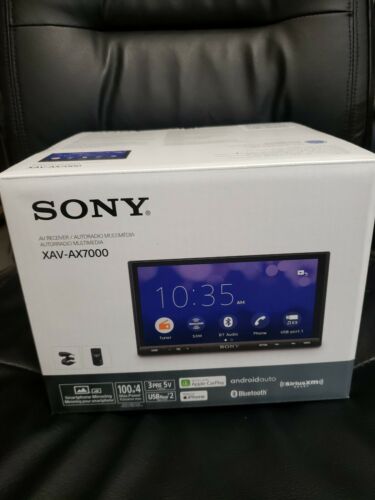 Sony xav-ax7000 double din car play touch screen multimedia Bluetooth. Harley - Fresh Stock Dated February 2026