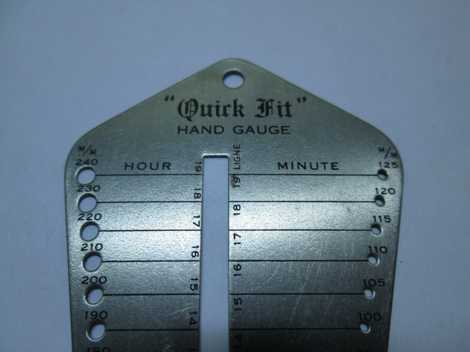 Watchmaker Tool Quick Fit Hand Gauge For Wrist Watch And Pocket Watch Hands - Fresh Stock Dated December 2025