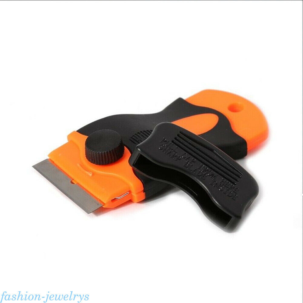 Plastic Car Sticker Remover Double Edge Blade Razor Scraper Window Spatula Tool - Fresh Stock Dated February 2026