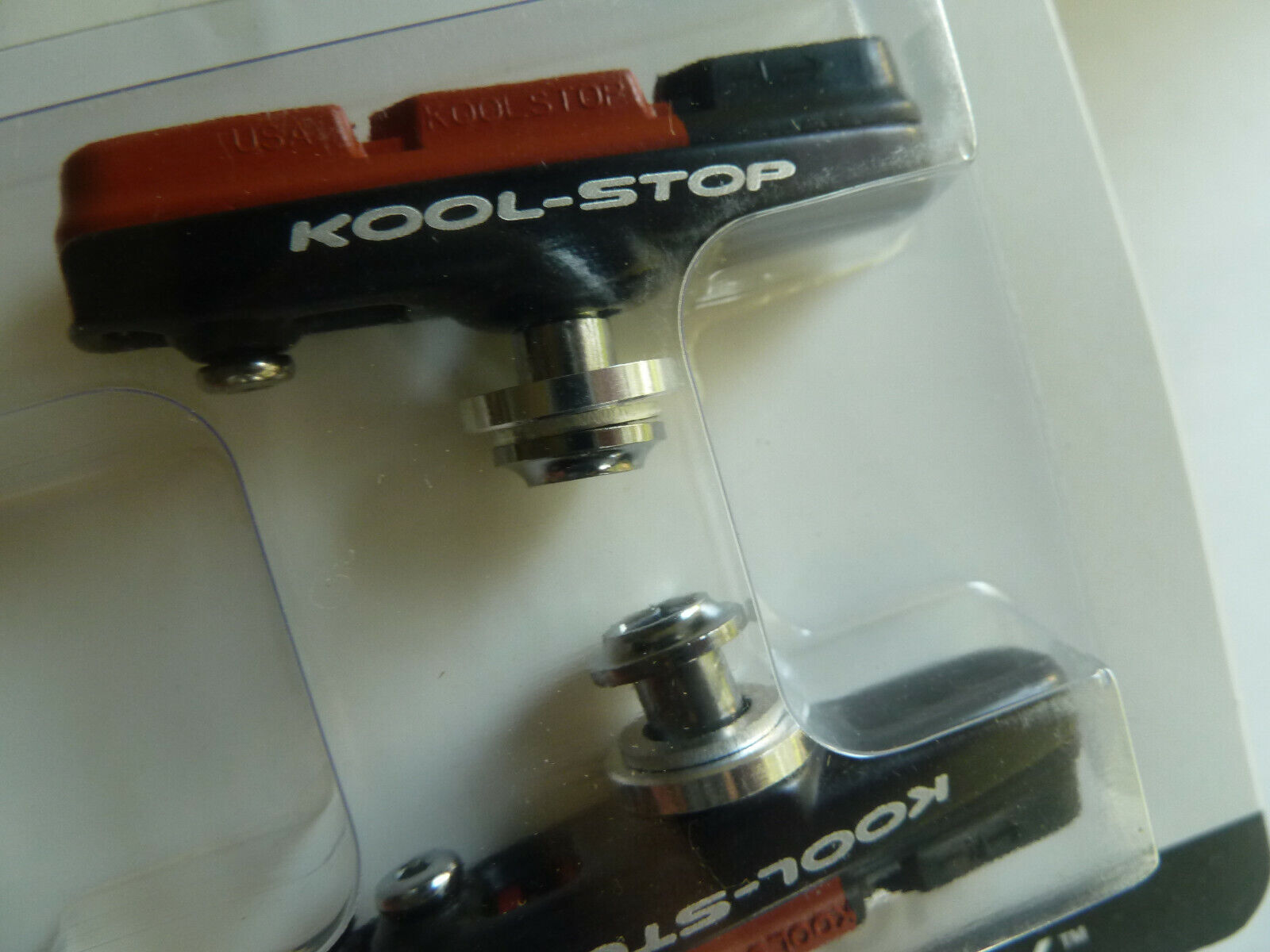 Kool Stop Road Holder, Shimano compatible holder with black pads, black anodized - Fresh Stock Dated February 2026