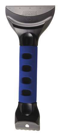 SUBZERO 16621 Ice Scraper,7 in. L,Foam Grip,Blue - Fresh Stock Dated February 2026