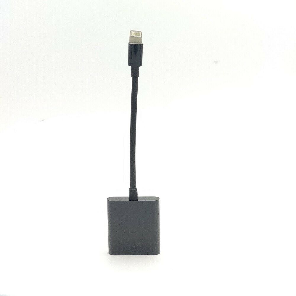 Black SD Card Reader Memory Card Reader Trail Camera Viewer Adapter for iPhone - Fresh Stock Dated February 2026