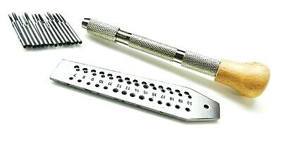 Mini Tap and Die Jewelers Set 14 Taps & Screwplate & Swivel Vise Set 0.7-2mm - Fresh Stock Dated December 2025