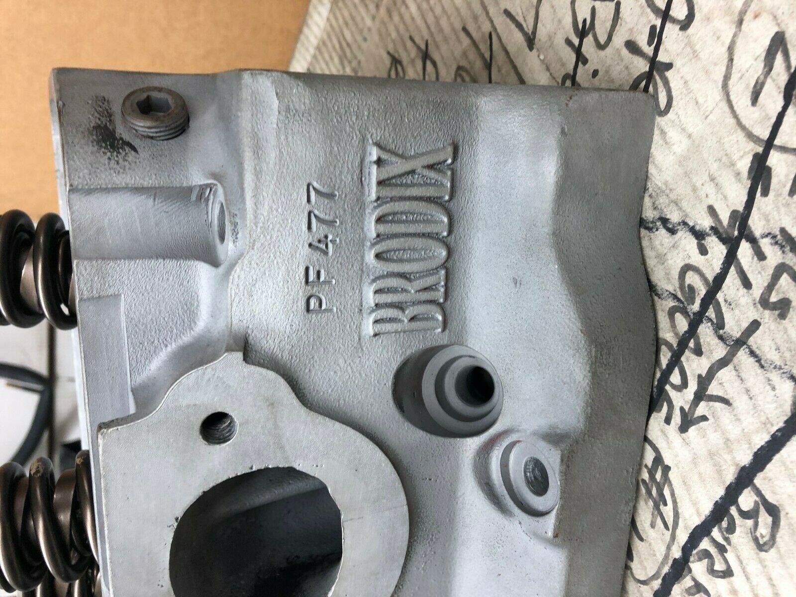 Brodix Big Duke PB1801 Cylinder Heads Ported by Self Race Heads - Fresh Stock Dated February 2026