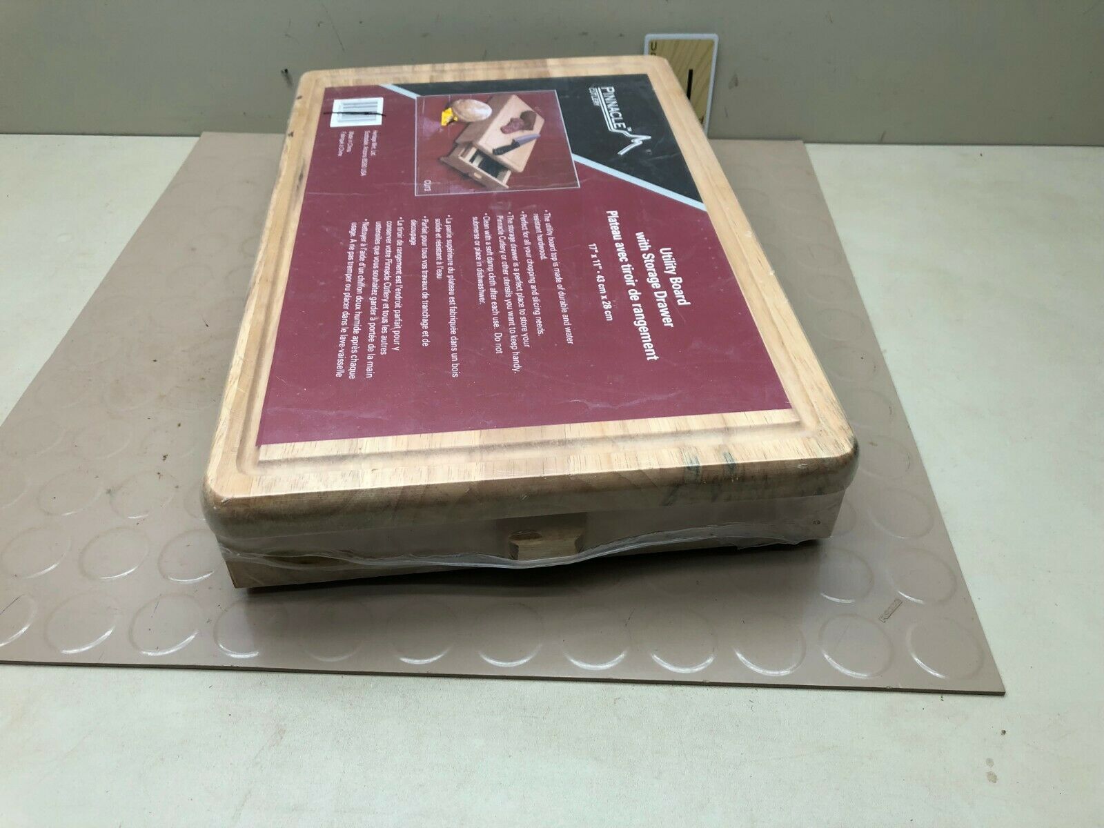 Pinnacle Cutlery Utility Cutting Board & Storage Box - NOS (No Knives) - Fresh Stock Dated January 2026