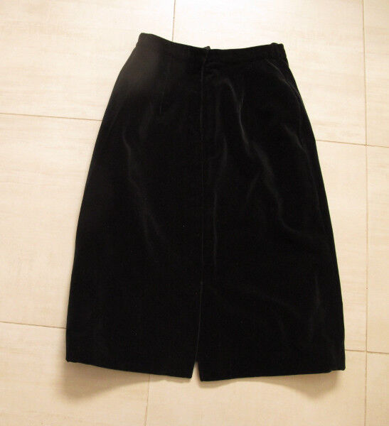 Vintage black velvet skirt  Custom made no size - Fresh Stock Dated March 2026