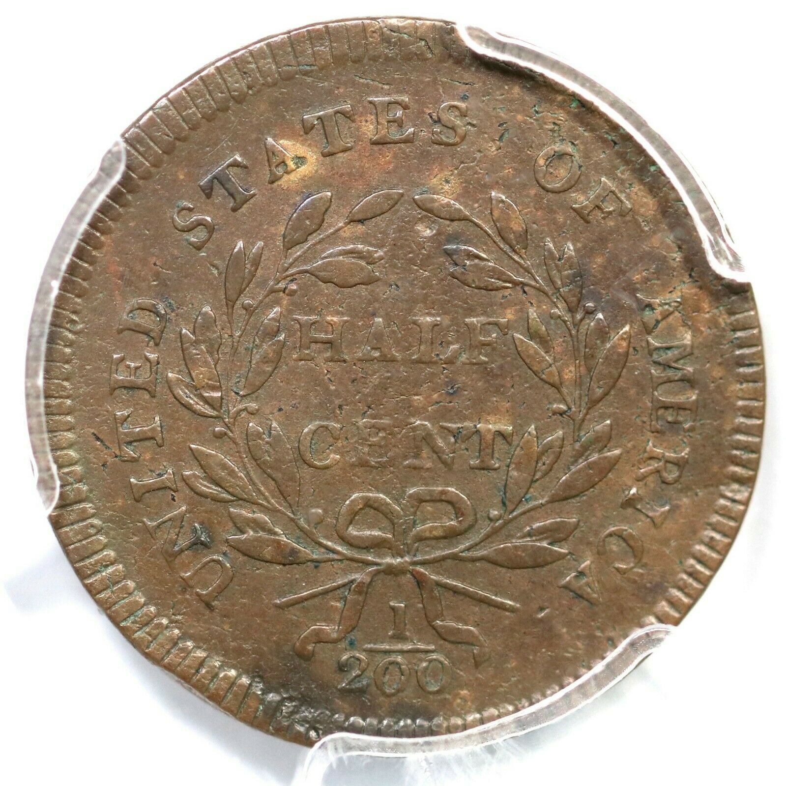 1795 C-3 R-5+ PCGS VF 25 Punctuated Date Liberty Cap Half Cent Coin 1/2c - Fresh Stock Dated February 2026