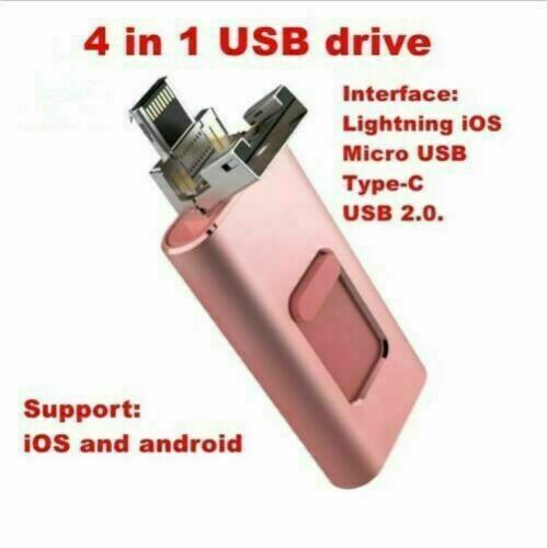 Portable USB Flash Drive for iPhone, iPad & Android - Fresh Stock Dated February 2026