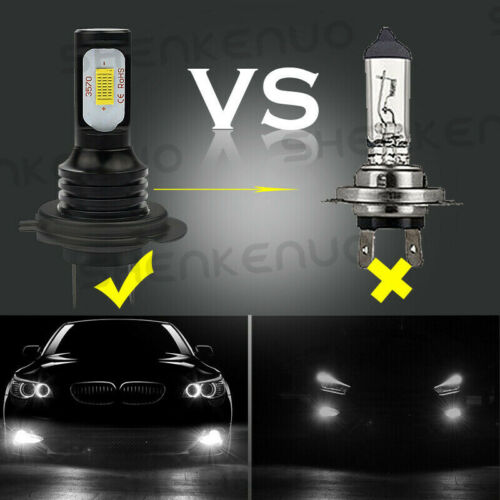 For Kawasaki Ninja 650R 2006-2020 -2x H7 White LED Headlight Bulbs Upgrade Kit - Fresh Stock Dated February 2026