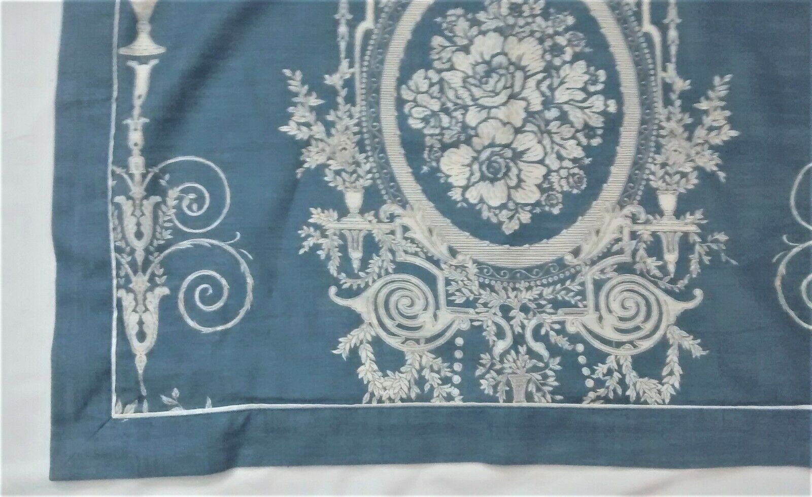 Blue Floral Pillow Shams Pair Daniel Cremieux Standard - Fresh Stock Dated December 2025