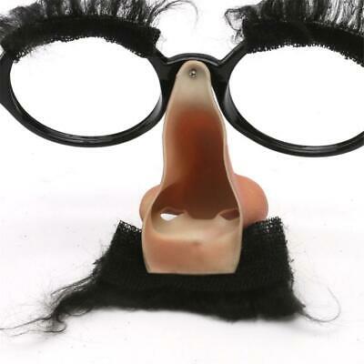 Funny Black Mustache Eyebrow Big Nose Halloween Costume Party Glasses Toys - Fresh Stock Dated February 2026