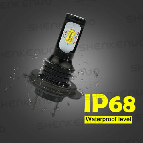 For Kawasaki Ninja 650R 2006-2020 -2x H7 White LED Headlight Bulbs Upgrade Kit - Fresh Stock Dated February 2026