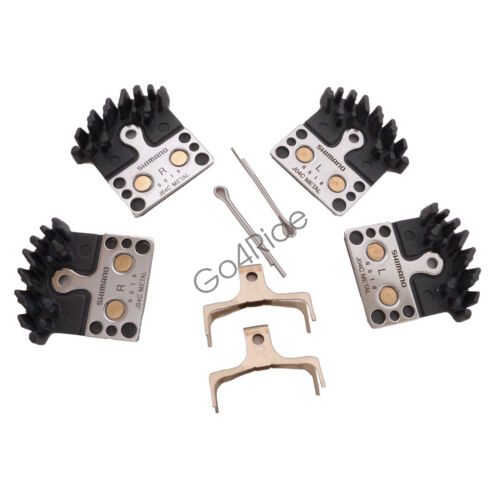 Shimano XTR J04C Metal Bike Disc Brake Pads 2 pairs MTB W/Spring,Fin ICE TECH - Fresh Stock Dated December 2025