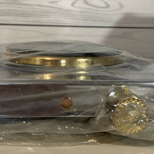 NEW Command Performance Gold Double Burner Portable Buffet Range MK-307 ~no Pots - Fresh Stock Dated February 2026