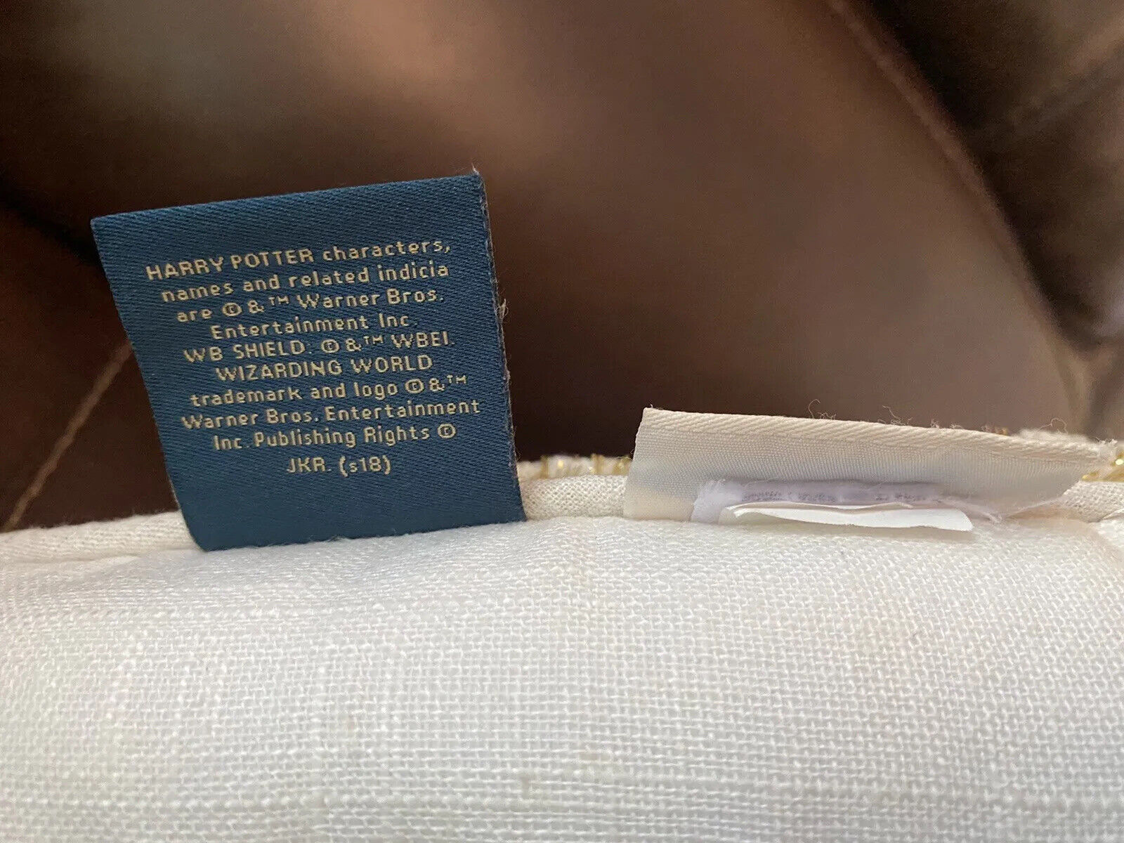 Pottery Barn Kids HARRY POTTER GOLDEN SNITCH Shaped Pillow - Fresh Stock Dated February 2026