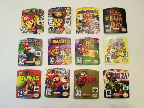 The Legend of Zelda Majora's Mask Label Replacement Sticker Precut NON HOLOGRAM! - Fresh Stock Dated December 2025