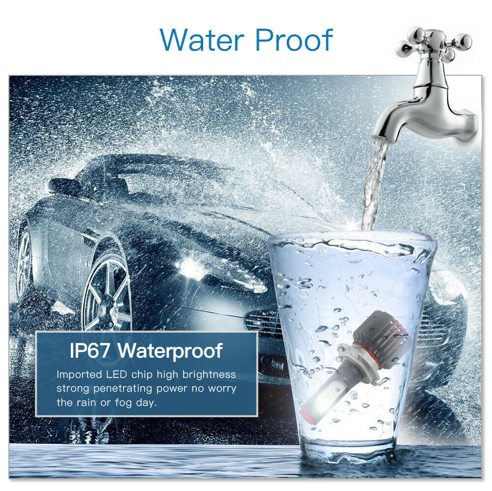 Bevinsee For Kawasaki Ninja ZX6R ZX636 2003-2006 2013-2018 H7 LED Headlight Bulb - Fresh Stock Dated February 2026