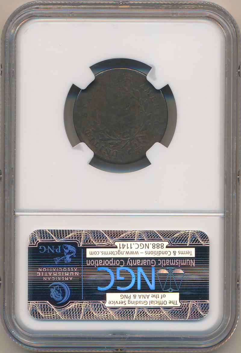 1797 1/1 Plain Edge Half Cent. C-1. NGC Fine Details - Fresh Stock Dated February 2026