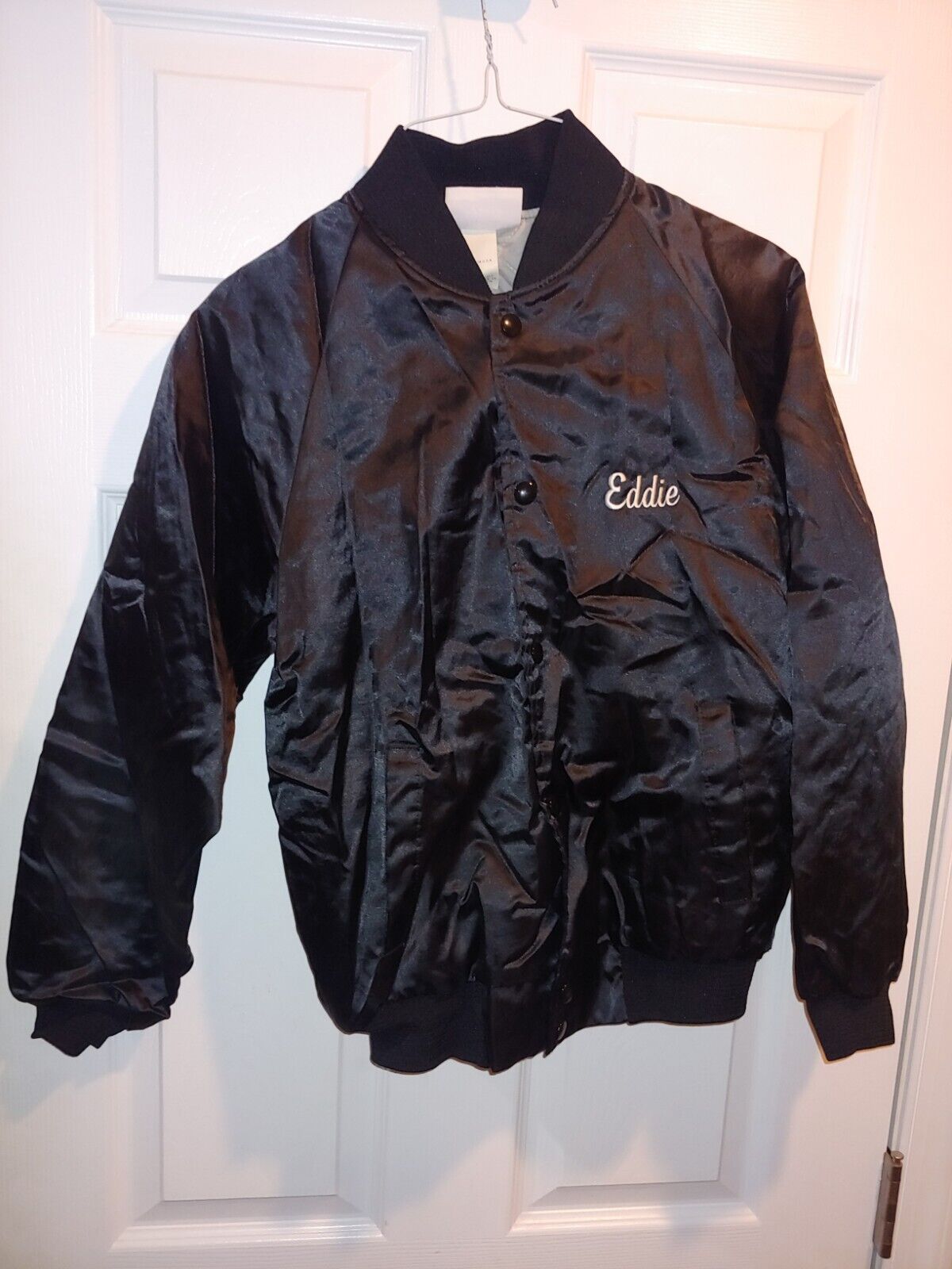 Vintage 1990's BMX Bicycle Racing Satin Jacket,New Jersey State Series,Road Kill - Fresh Stock Dated December 2025